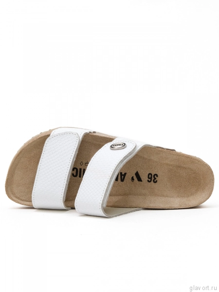 VESNA сандалии женские, 116, белый с фактурой змея 116-white-38 фото