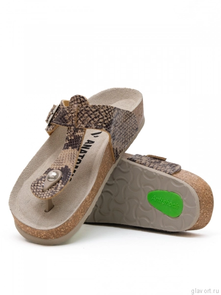 VESNA сандалии женские, 120, бежевая змея 120-snake-40 фото