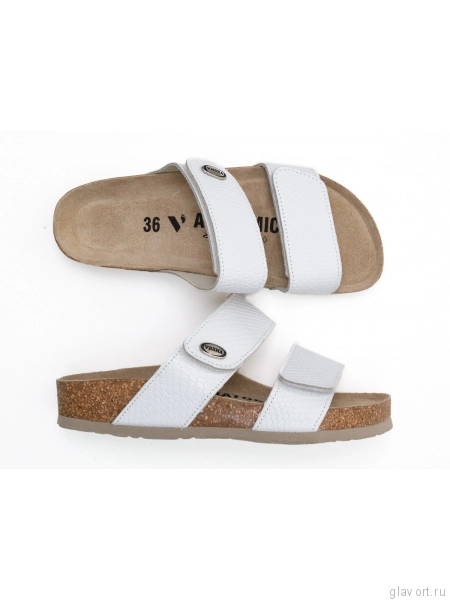 VESNA сандалии женские, 116, белый с фактурой змея 116-white-38 фото