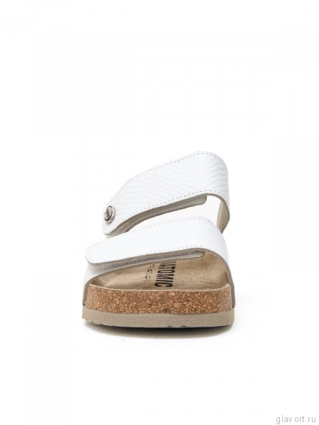 VESNA сандалии женские, 116, белый с фактурой змея 116-white-38 фото