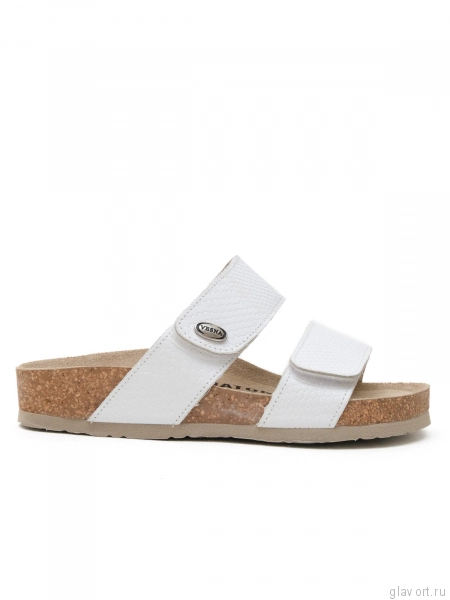 VESNA сандалии женские, 116, белый с фактурой змея 116-white-38 фото