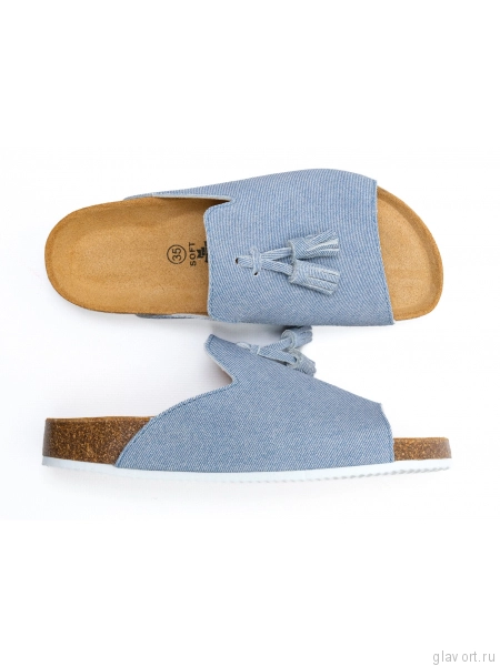 Ortmann мюли ортопедические Bravo, голубой джинс 7.112.2-jeans-38 фото