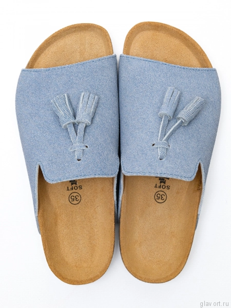 Ortmann мюли ортопедические Bravo, голубой джинс 7.112.2-jeans-38 фото