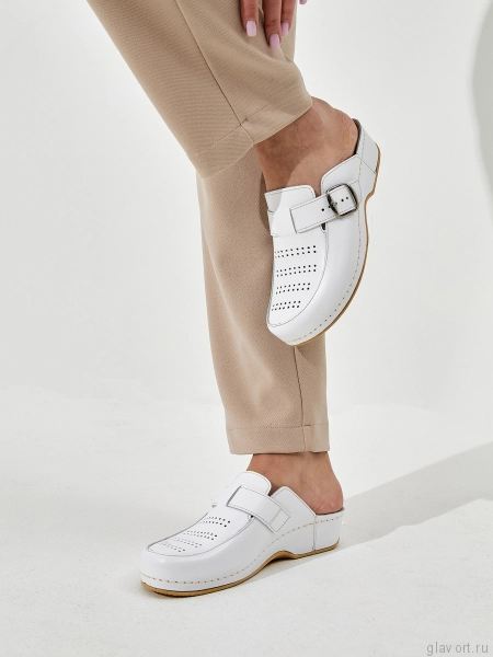 MUBB сабо женские, 250, белый MB250-white-37 фото
