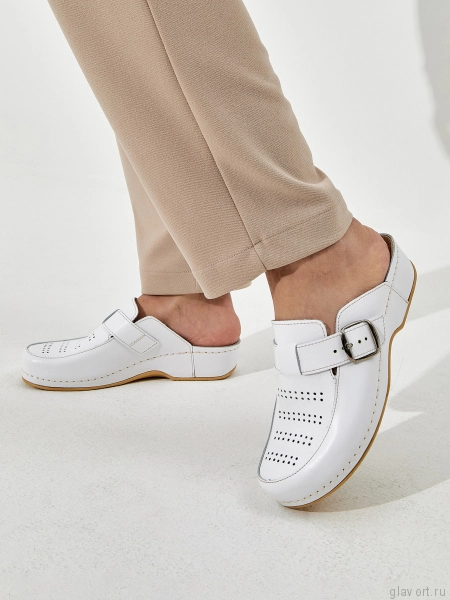 MUBB сабо женские, 250, белый MB250-white-37 фото