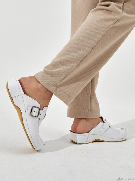 MUBB сабо женские, 250, белый MB250-white-37 фото