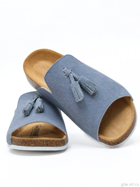Ortmann мюли ортопедические Bravo, голубой джинс 7.112.2-jeans-38 фото
