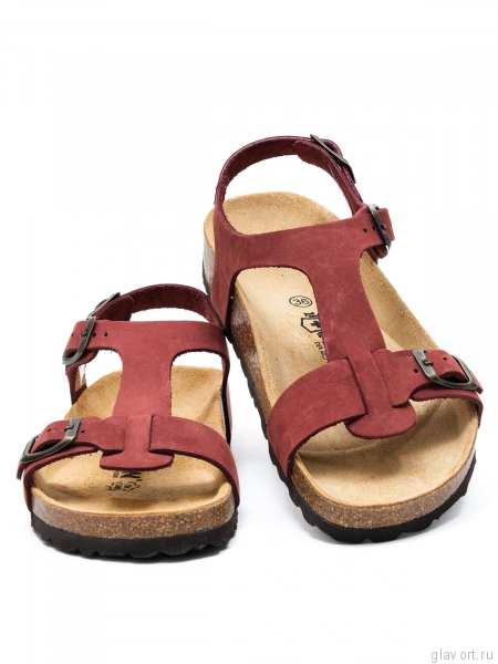 Ortmann босоножки ортопедические TANGO, терракотовый красный 7.115.2-red-36 фото