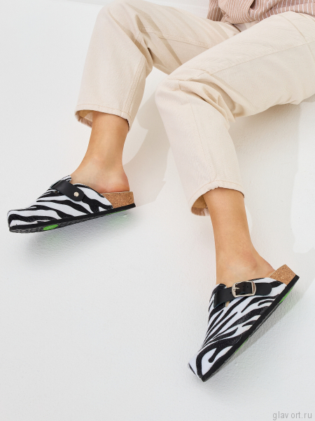 VESNA сабо женские, 235, зебра 235-zebra-37 фото