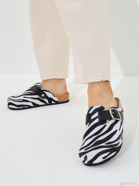 VESNA сабо женские, 235, зебра 235-zebra-37 фото
