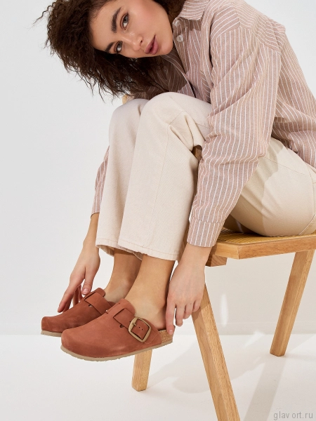 VESNA сабо женские, 122, темный апельсин 122-orange-36 фото