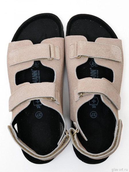 Ortmann сандалии ортопедические Lenda, бежевый джинс 7.10.2-beige-36 фото