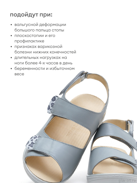 Dr.Spektor босоножки женские 2305-4D-7, Серый 2305-4D-7-36 фото