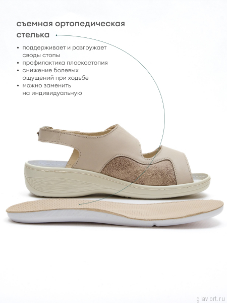 Dr.Spektor босоножки женские 2302-4DS-8, кремовый 2302-4DS-8-38 фото