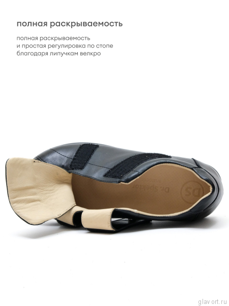 Dr.Spektor полуботинки женские 2101-4Н-0, Чёрный 2101-4Н-0-37 фото