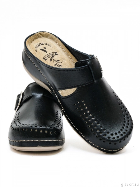 VESNA сабо женские, 182, черный 182-BLACK-36 фото