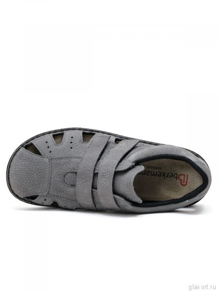 Berkemann сандалии ортопедические летние мужские JOOST, мышиный серый 05722-860-9 фото