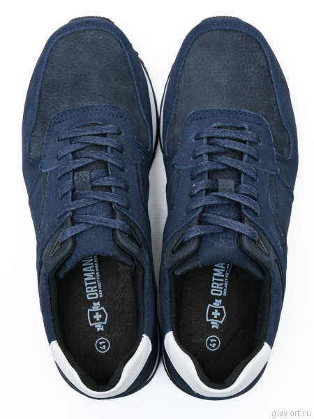 Ortmann кроссовки ортопедические мужские James, синий 13.57-blue-41 фото
