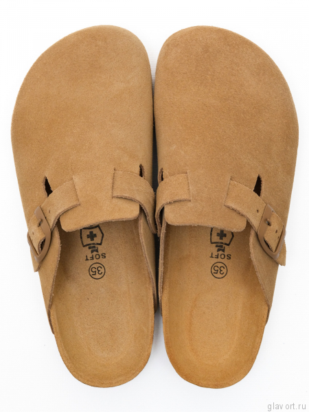 Ortmann сабо ортопедические BADEN, пшеничный коричневый 12.47-lightbrown фото