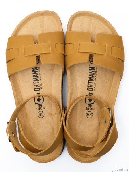 Ortmann босоножки ортопедические Marcia, светло-коричевый песчаный 11.68-lightbrown-36 фото