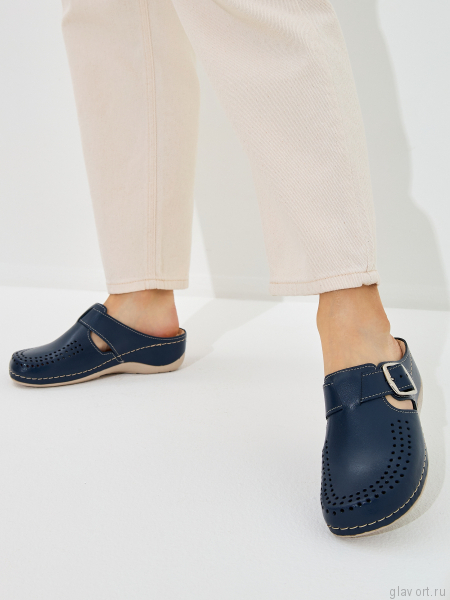VESNA сабо женские, 182, темно-синий 182-BLUE-37 фото
