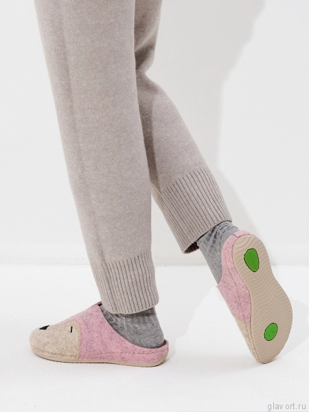 VESNA тапочки-сабо женские, 281, розовая лиса 281-pink-37 фото