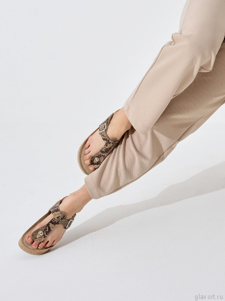 VESNA сандалии женские, 120, бежевая змея 120-snake-40 фото