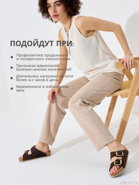 VESNA сандалии женские, 410, темно-коричневый 410-brown-40 фото