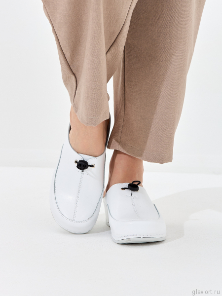 MUBB сабо женские, 737.19, белый 737.19-white-38 фото