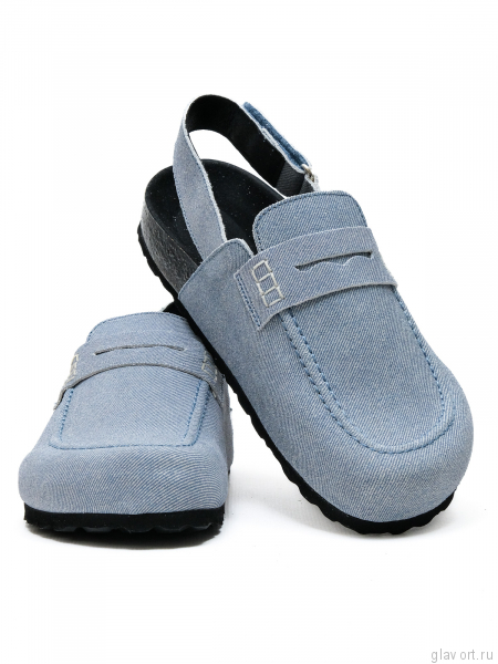 Ortmann сабо ортопедические Batty, голубой джинс 12.35-jeans-36 фото