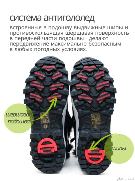 Ortmann полусапоги ортопедические женские Erma, черный 20.12-black-36 фото