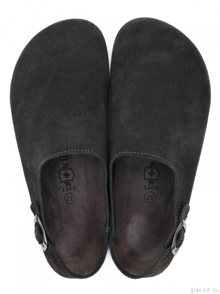Ortmann сабо ортопедические Kayla, черный графит 19.42-black-36 фото