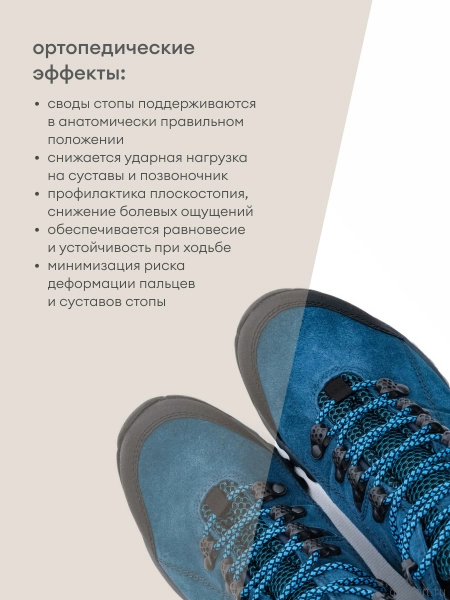 Waldlaufer ботинки женские трекинговые Amiata, 787974-400124, сине-зеленый 787974-400124-3-5 фото