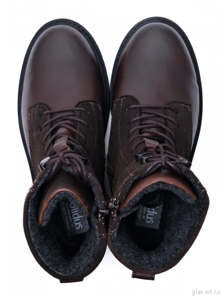 Solidus ботинки женские зимние ортопедические Karo (Therapo), темно-коричневый 63117-K-21014-5 фото