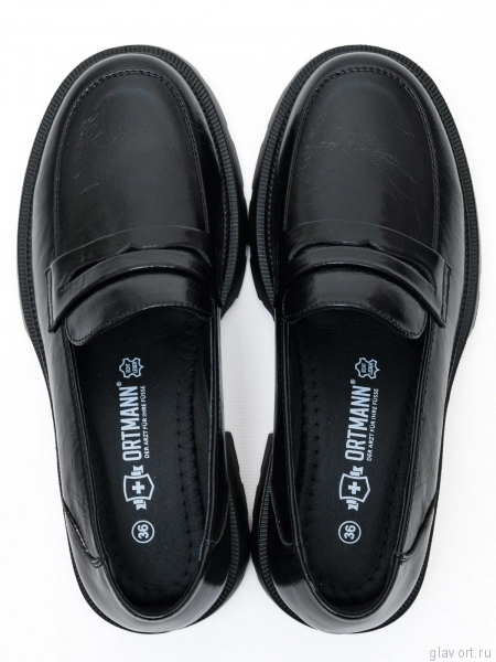 Ortmann лоферы ортопедические женские Glance, черный 19.44-black-38 фото
