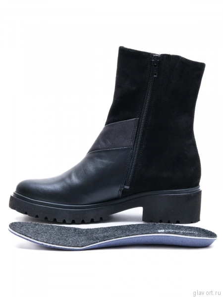 Waldlaufer полусапоги женские H-Luise, 716818-300001, черный 716818-300001-3-5 фото