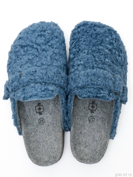 Ortmann тапочки сабо ортопедические Funny, сумеречно-синий 12.41-pink-37 фото