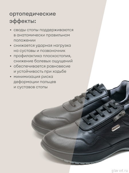 Dr.Spektor кроссовки женские ортопедические 25Б3370-К, Чёрный 25Б3370-К-38 фото