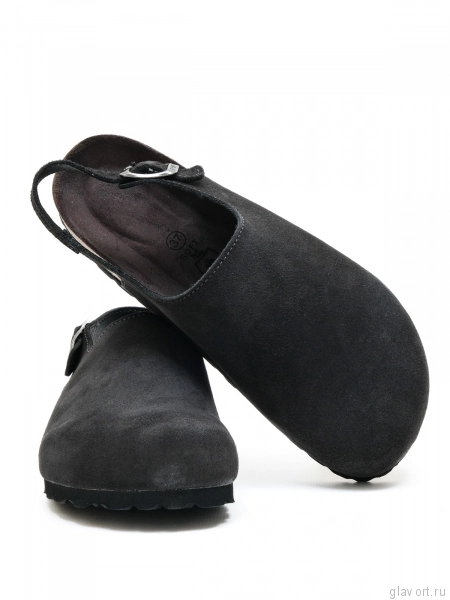 Ortmann сабо ортопедические Kayla, черный графит 19.42-black-36 фото