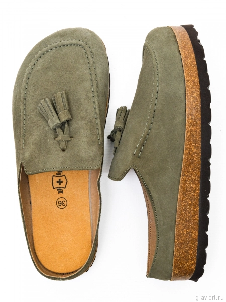 Ortmann сабо ортопедические Wendy, оливковый зеленый 12.48-olive-36 фото