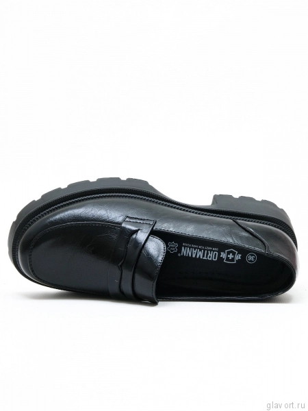 Ortmann лоферы ортопедические женские Glance, черный 19.44-black-38 фото