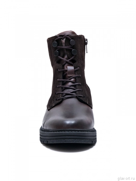 Solidus ботинки женские зимние ортопедические Karo (Therapo), темно-коричневый 63117-K-21014-5 фото