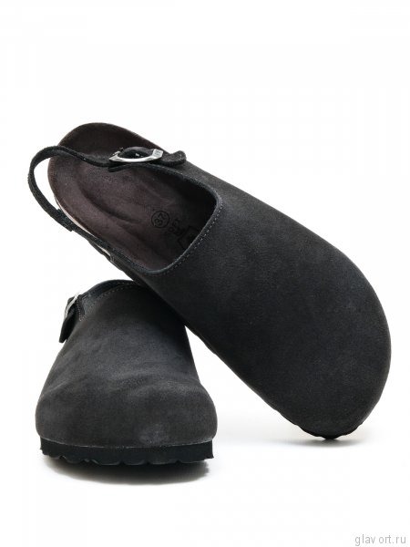 Ortmann сабо ортопедические Kayla, черный графит 19.42-black-36 фото