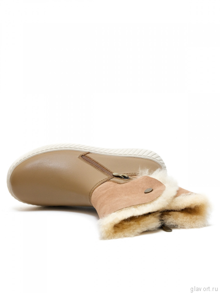 Ortmann полусапоги ортопедические женские Harmony, бежевый абрикосовый 15.21-beige-36 фото