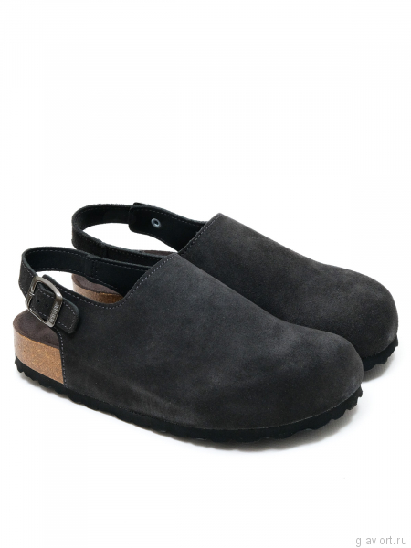 Ortmann сабо ортопедические Kayla, черный графит 19.42-black-36 фото