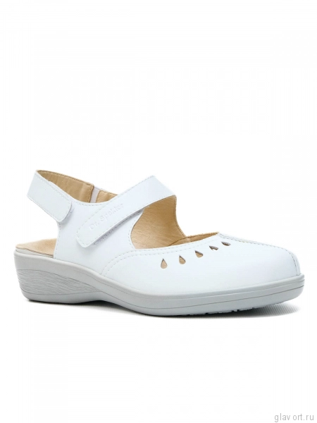 Dr.Spektor босоножки женские с закрытым мысом ортопедические 26К4512-К, белый 26К4512-К-38 фото