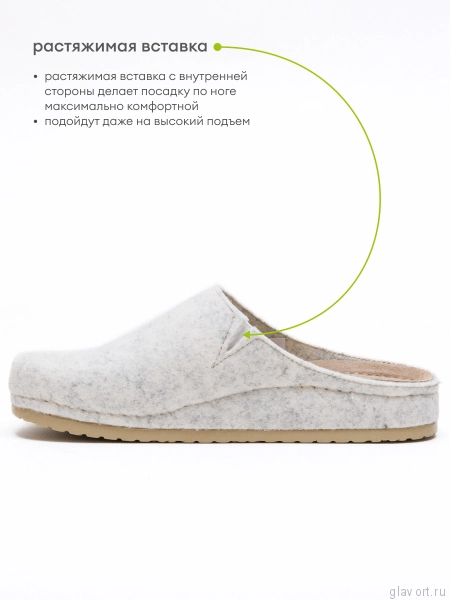 MUBB тапочки сабо женские, 8125-52, светло-бежевый 8125-52-beige-37 фото