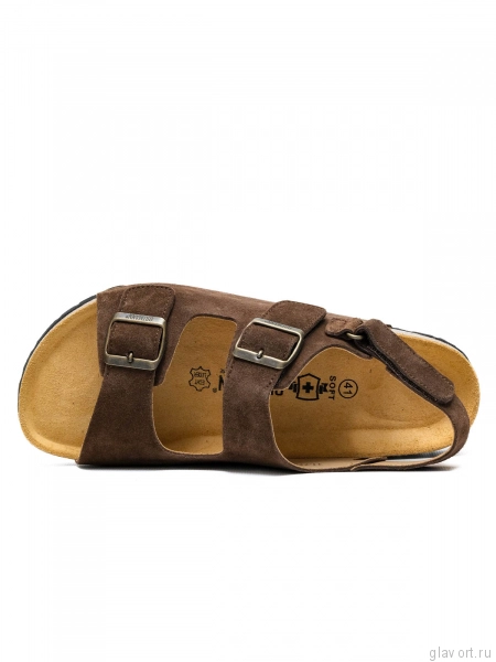 Ortmann сандалии ортопедические мужские Griffin, коричневый 11.77-brown фото