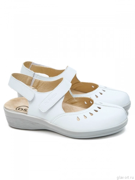 Dr.Spektor босоножки женские с закрытым мысом ортопедические 26К4512-К, белый 26К4512-К-38 фото