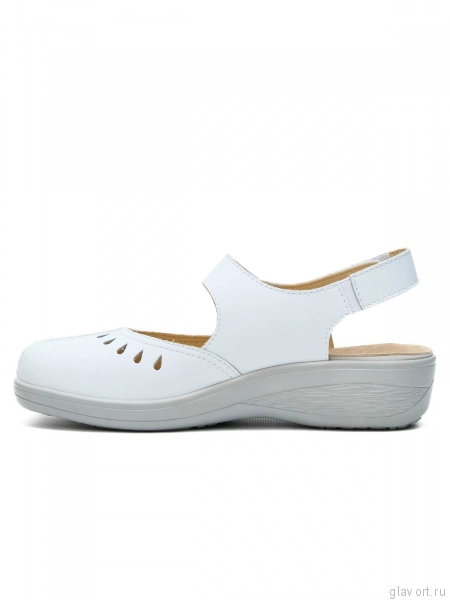 Dr.Spektor босоножки женские с закрытым мысом ортопедические 26К4512-К, белый 26К4512-К-38 фото